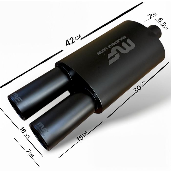 Magnaflow Exclusive чёрный мат прямоточный выхлоп супер качества