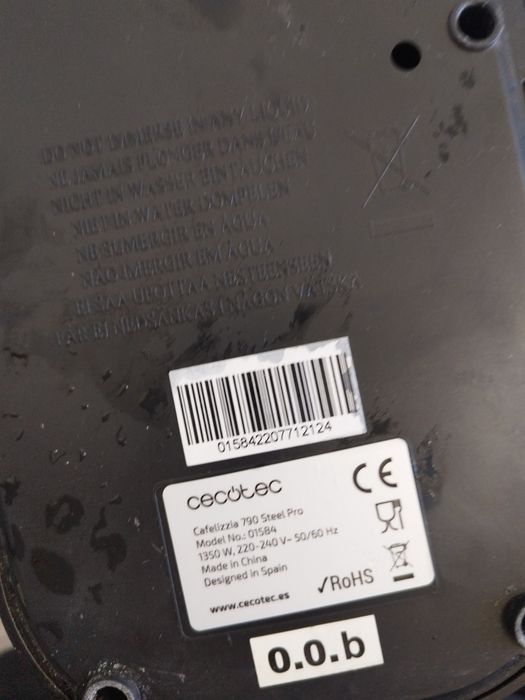 face doar spuma Cecotec Cafelizzia 790 model 01584