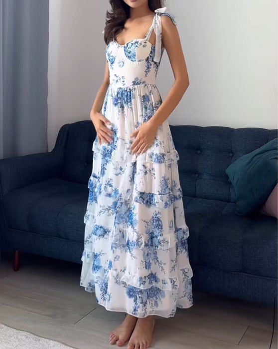 красивое нежное платье
