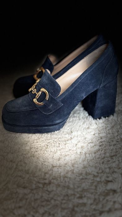 Жестоки обувки! Естествен велур/ Aguamarin