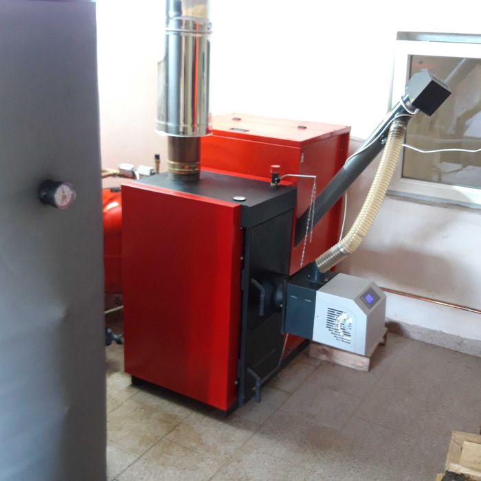 Centrala  lemne si peleti 45kW
