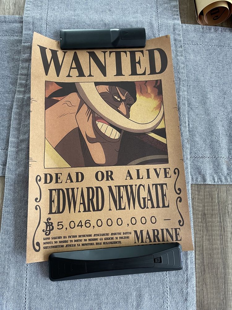 Постери One piece - Wanted Luffy etc.