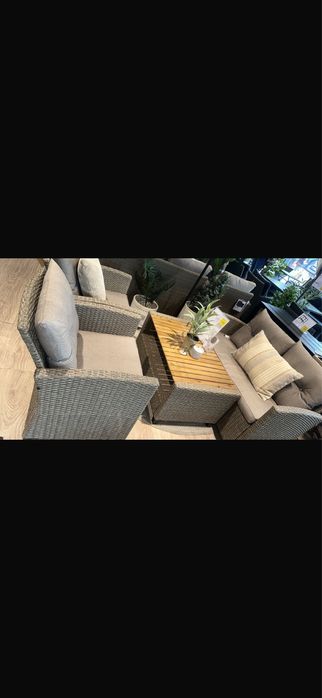 Set canapea+ 2 fotolii + masuta pentru terasa