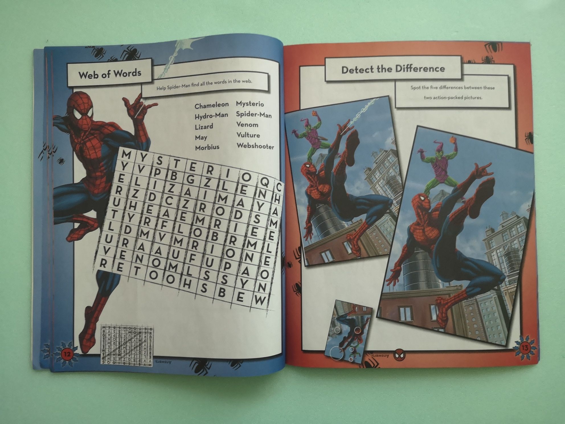 Carte Spiderman jocuri si activitati