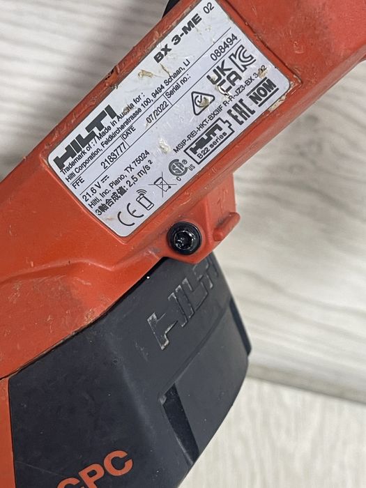 Hilti BX 3- me pistol batut cuie beton metal