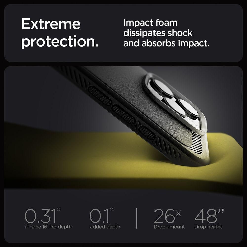 Кейс spigen rugged armor mag magsafe за iphone 16 pro max - матово чер