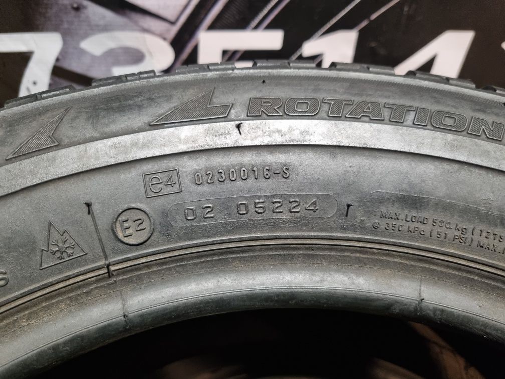 2 Anvelope Bridgestone 195.60.16 m+s iarnă 5,5 mm profil