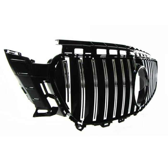 Решетка GT-R дизайн за MERCEDES E-CLASS W213 черен гланц с хром ребра