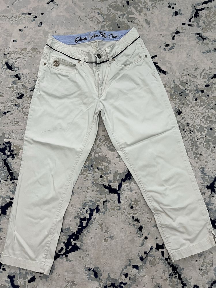 Pantaloni dama 3/4 crem Galvanni