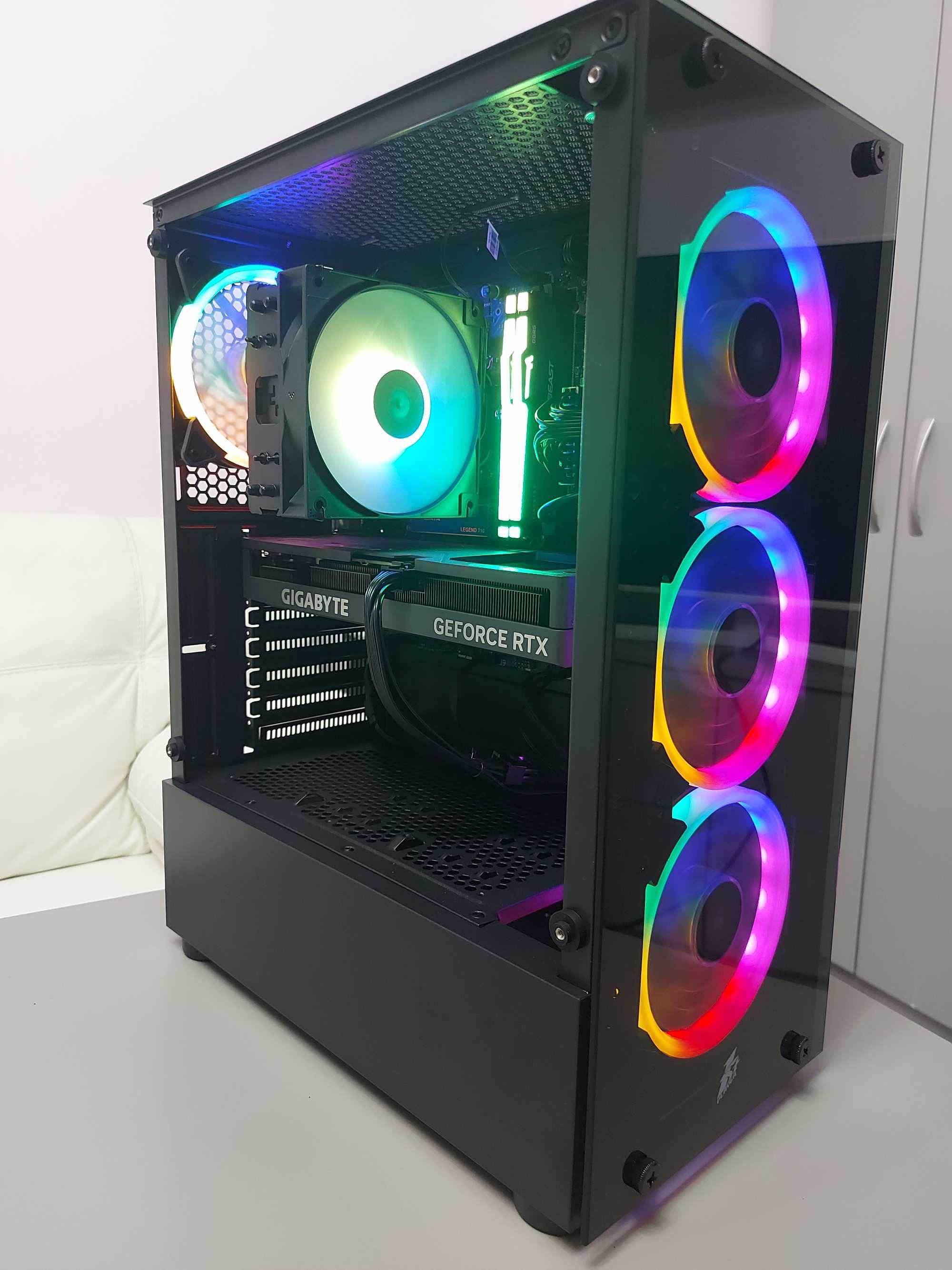 RTX 4060 Ti/Intel Core i5-14600KF/32GB RAM/1TB SSD/Чисто Нов+Гаранция!
