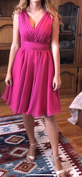 Rochie fucsia domnisoara onoare