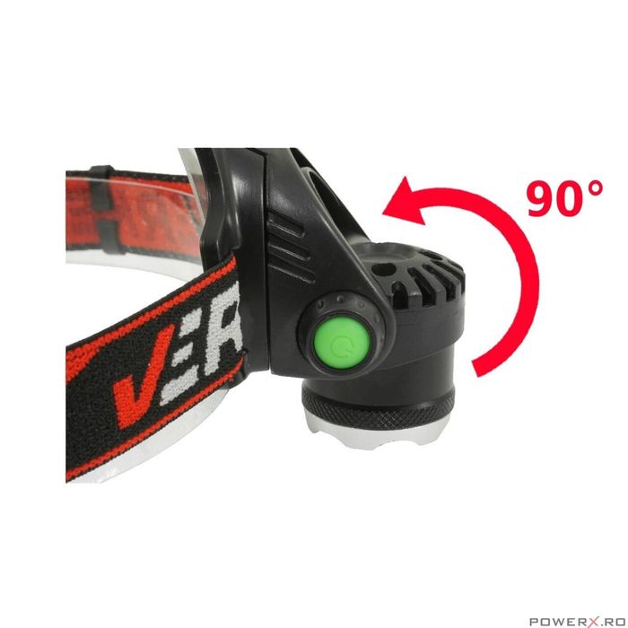 Lampa pentru atelier, prindere pe cap, 3 in 1, cu acumulator, Verke