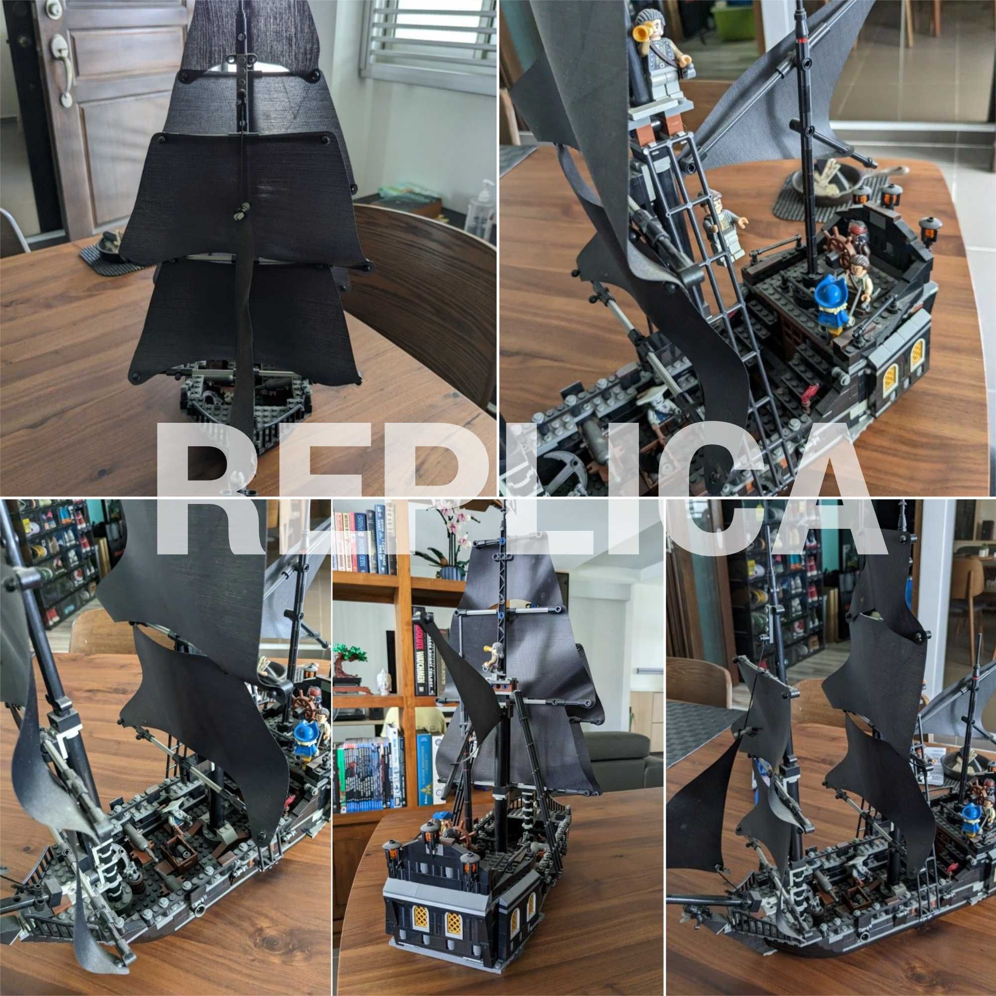 NOU TIP brand le Go corabie nava Piratii Caraibe The Black Pearl 4184