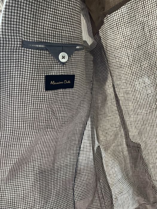 Sacou Massimo Dutti 50 extrafine linen