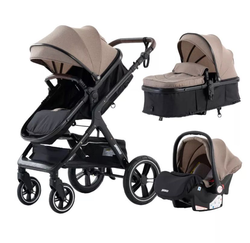 NOU Carucior bebe 3 in 1 bebelus landou copii pliabil smart + CADOU