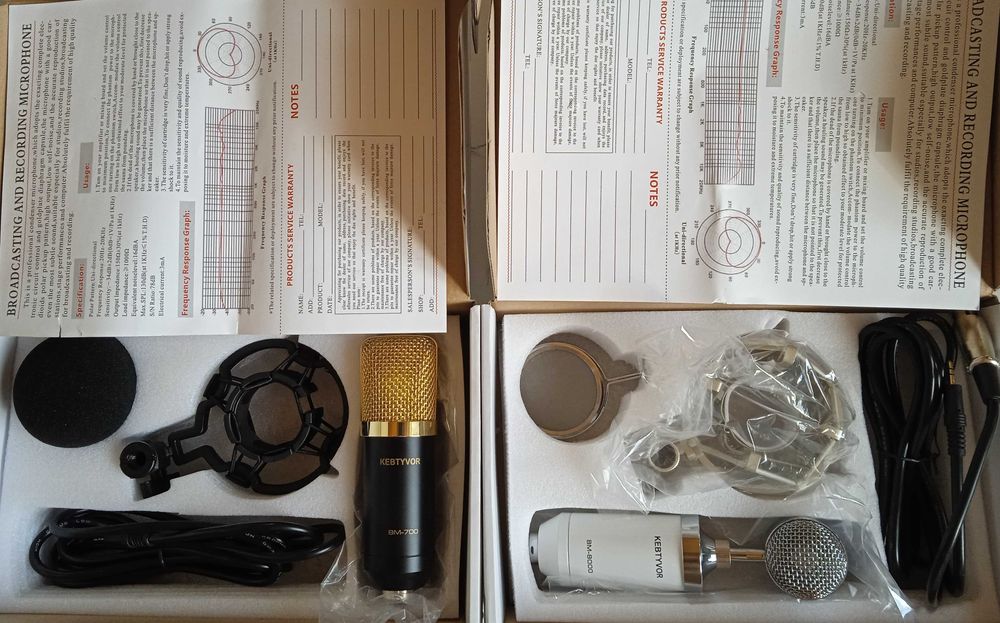 Студийные микрофоны XLR/USB