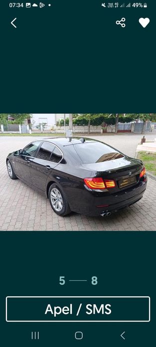 BMW seria  5 ,f10 euro  5 înmatriculat ,