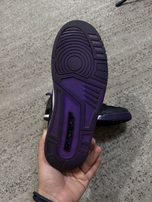 Jordan 3 4 5 Spizike purple black court sneakers Nike