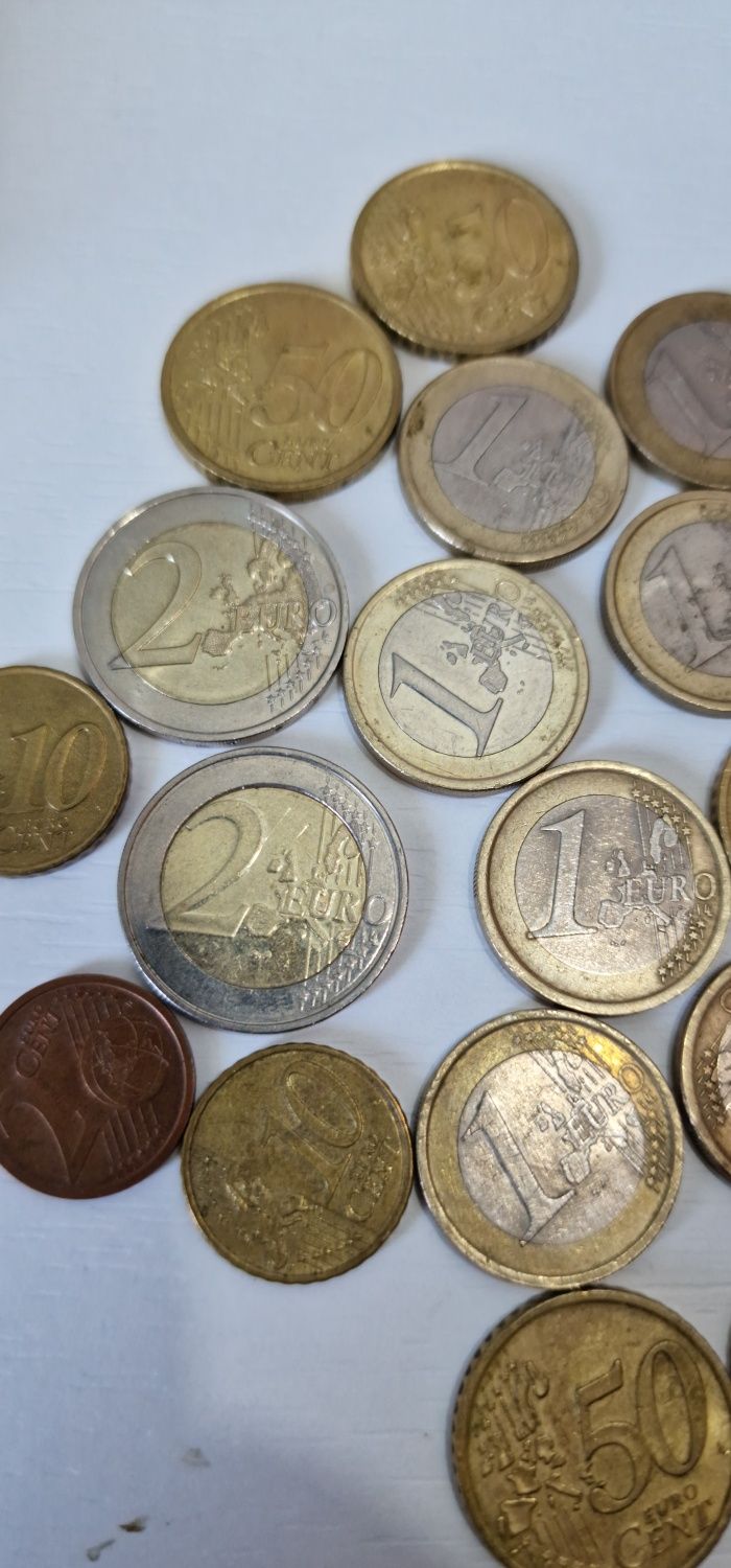 Евро монети от стари години