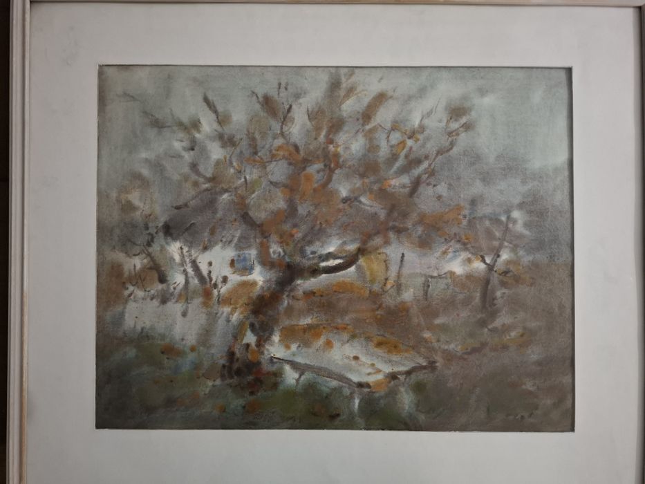 Tablou (Ion Murariu) - Casă Țărănească din Bucovina (pastel)