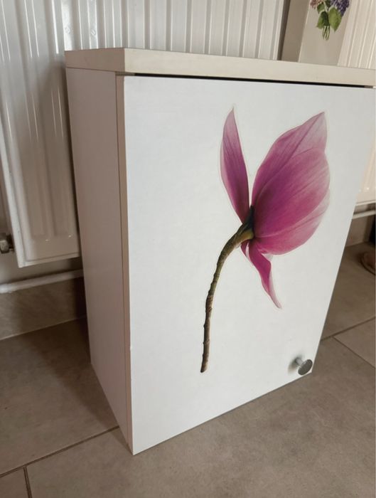 Dulap MDF alb pentru baie