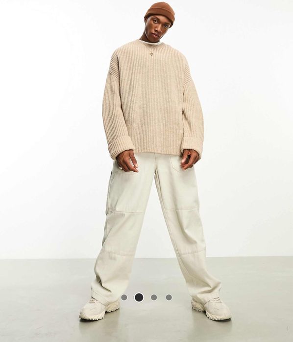 Пуловер ASOS бежов