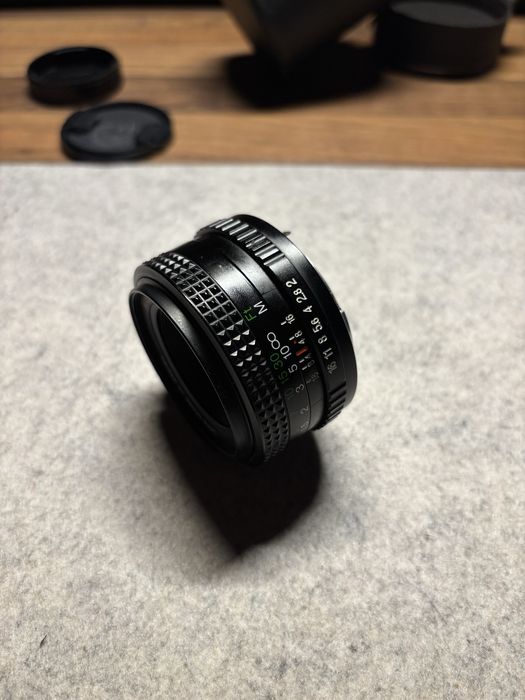 Obiectiv vintage Miranda 50mm Japan