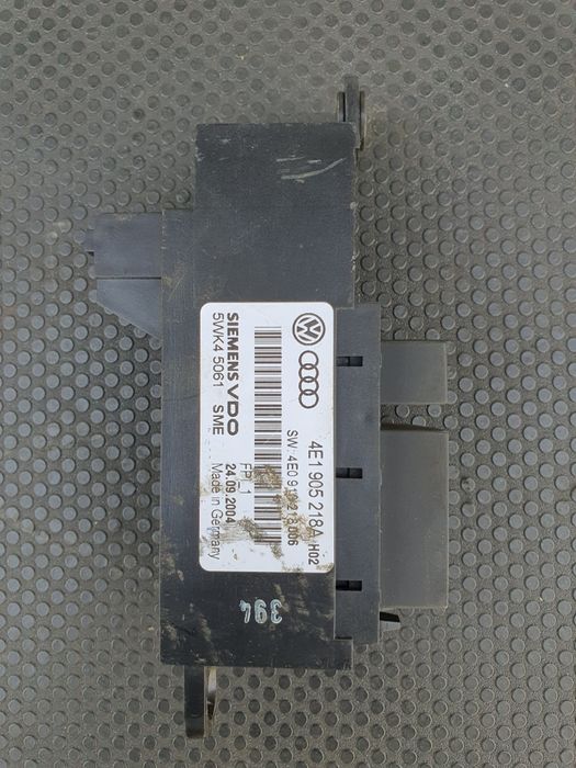 buton start stop cu cititor amprenta audi A8 D3, cod 4E1905218A