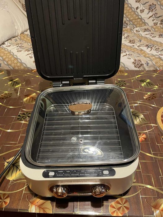 Мултифункционален уред за готвене – грил, скара, тиган