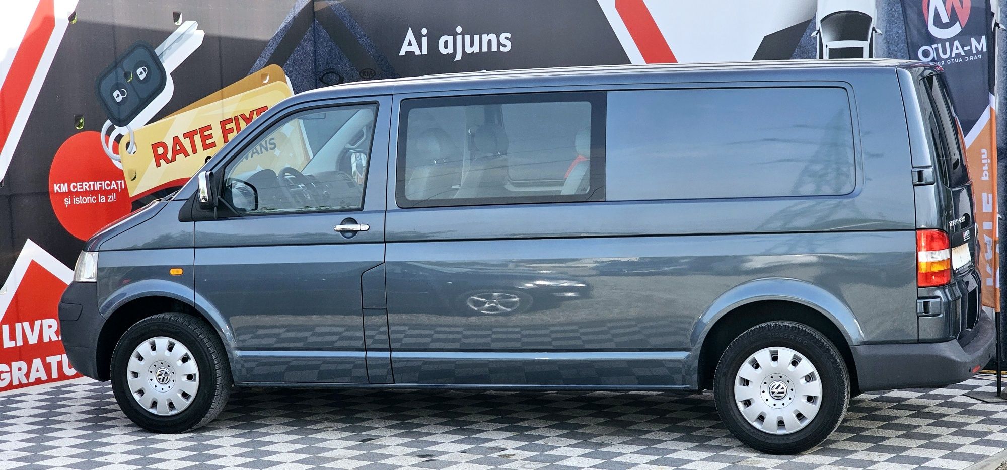 VW T5 caravelle 2.5TDI 6 loc 2007 LUNG IMPECABIL RATE klima LIVRARE