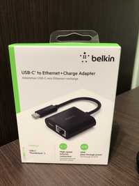 НОВ Макбук Адаптер Belkin за Интернет USB-C/Ethernet/Charge мак mac