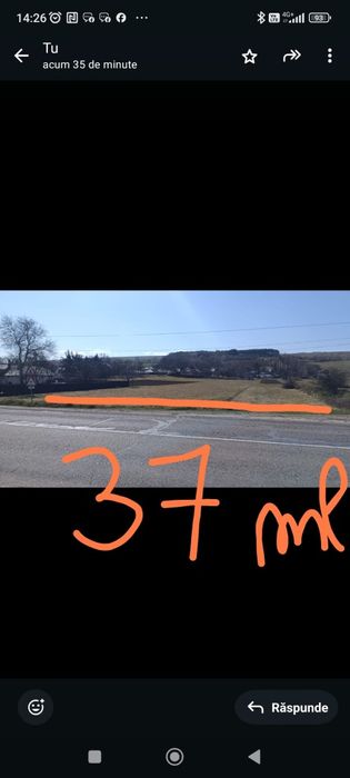 Teren Bodești intravilan la DN lângă peco Elcora 4589 mp