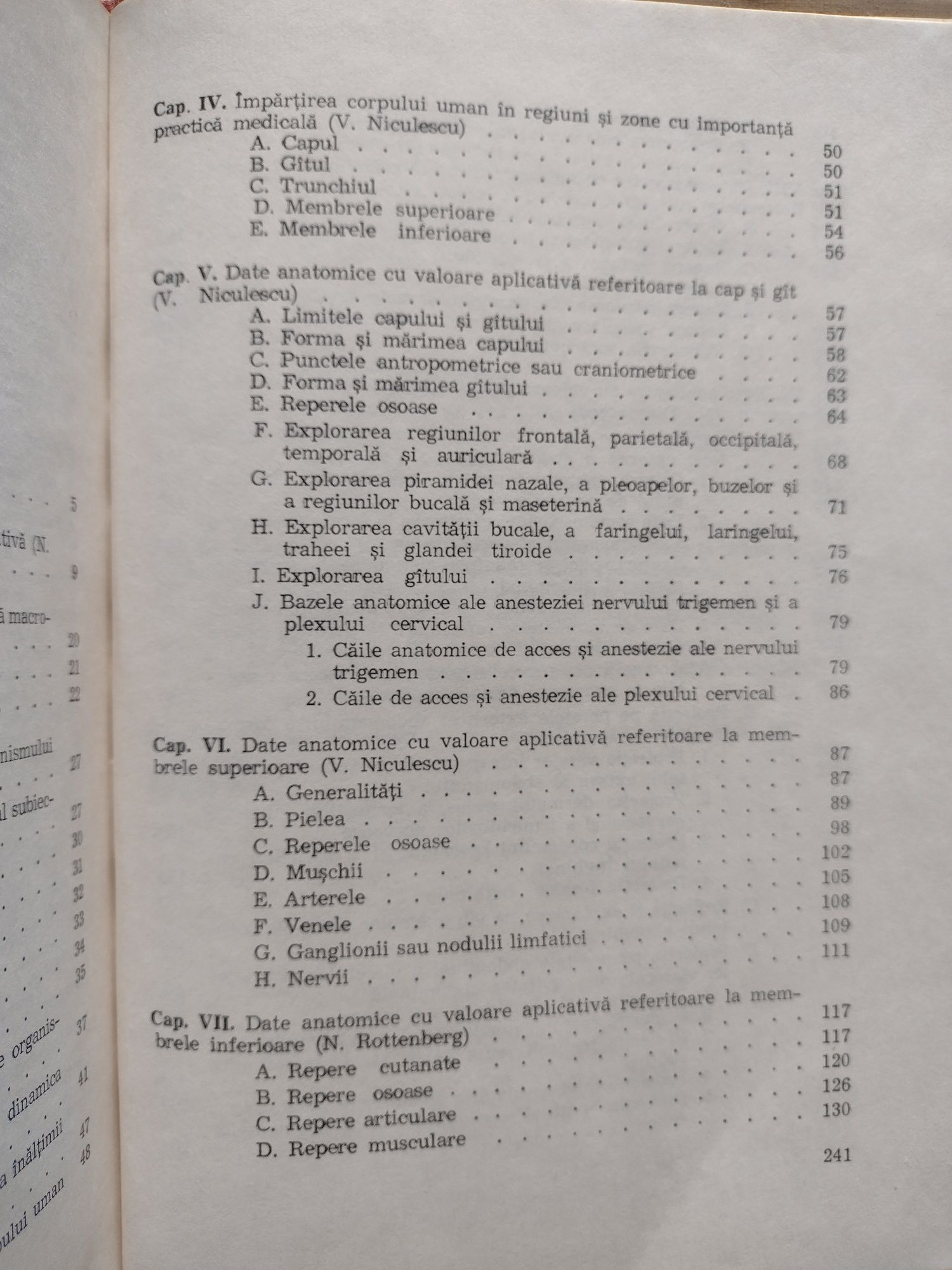 Noțiuni de anatomie practica,N.Diaconescu,N.Rottenberg, Niculescu