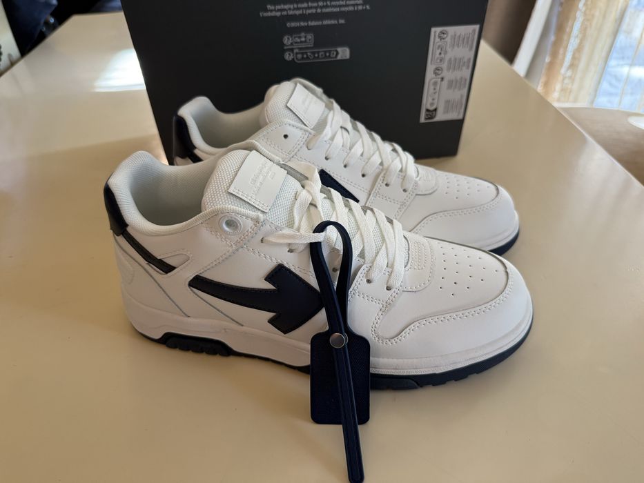 Off-White Out of Office 'White Navy Blue' мъжки 44 номер