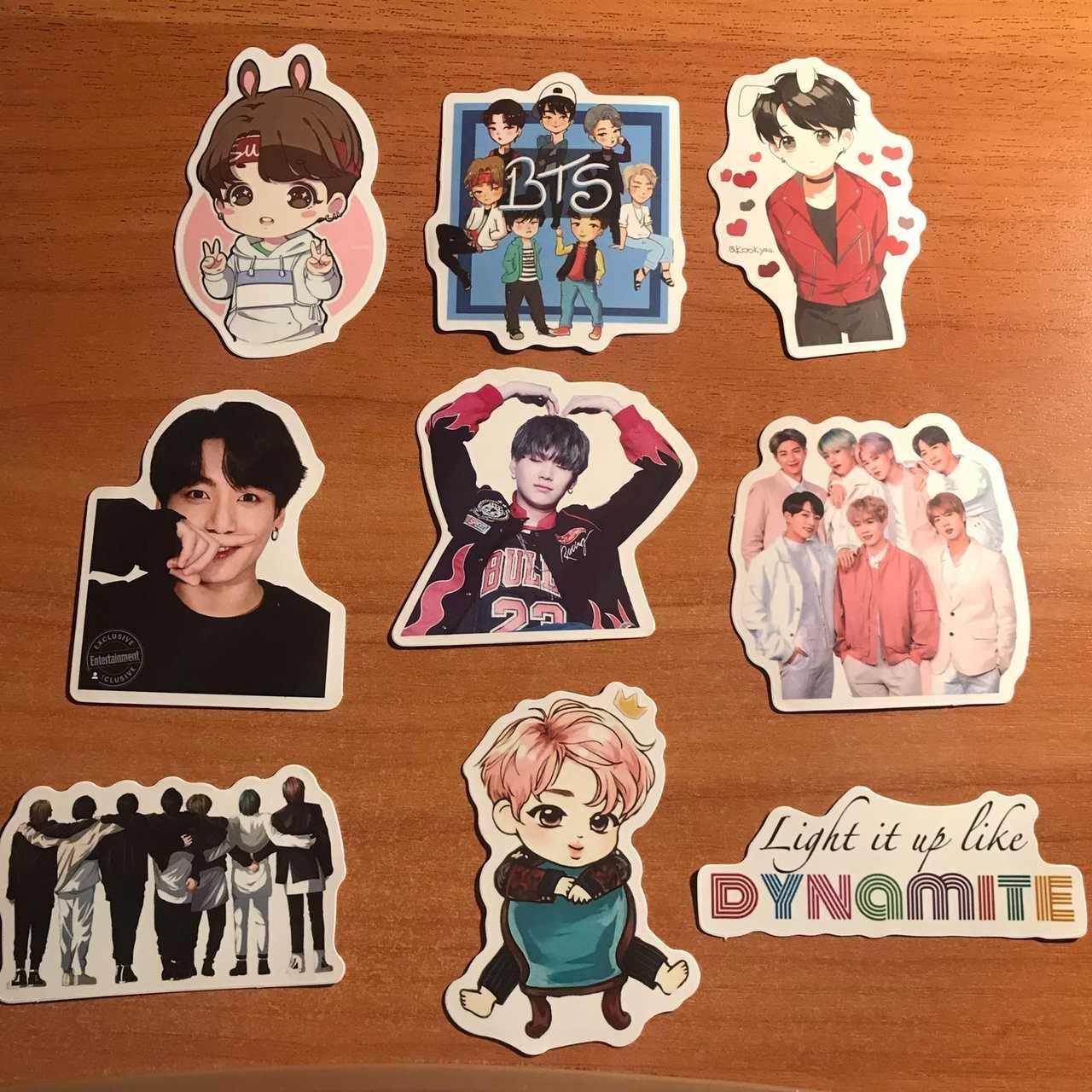 Наклейки с BTS высшего качества