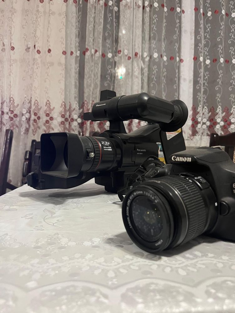 Camera Panasonic + Canon