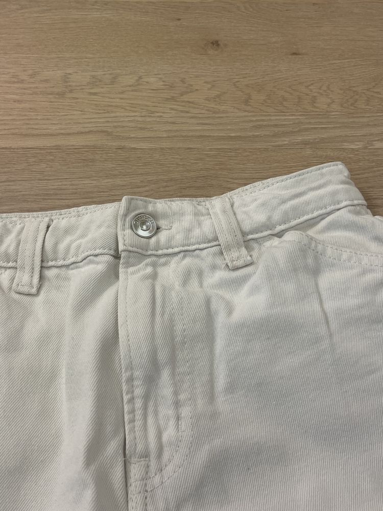 H&M Бяло Женско Дънки