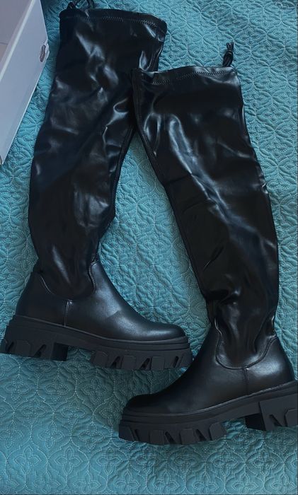 Ботфорты черные д