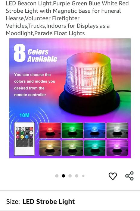 Led Stroboscop girofar - Nou !
