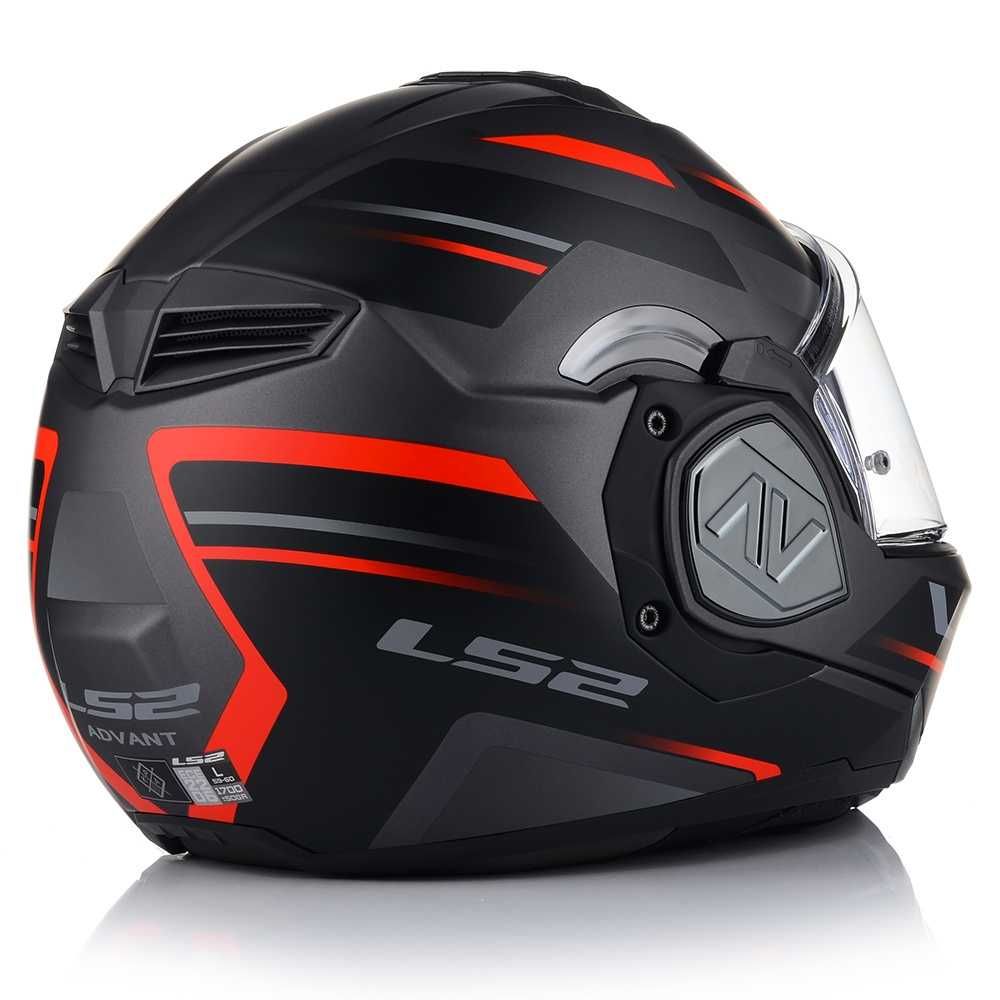 Каска LS2 FF906 advant kuka matt black red