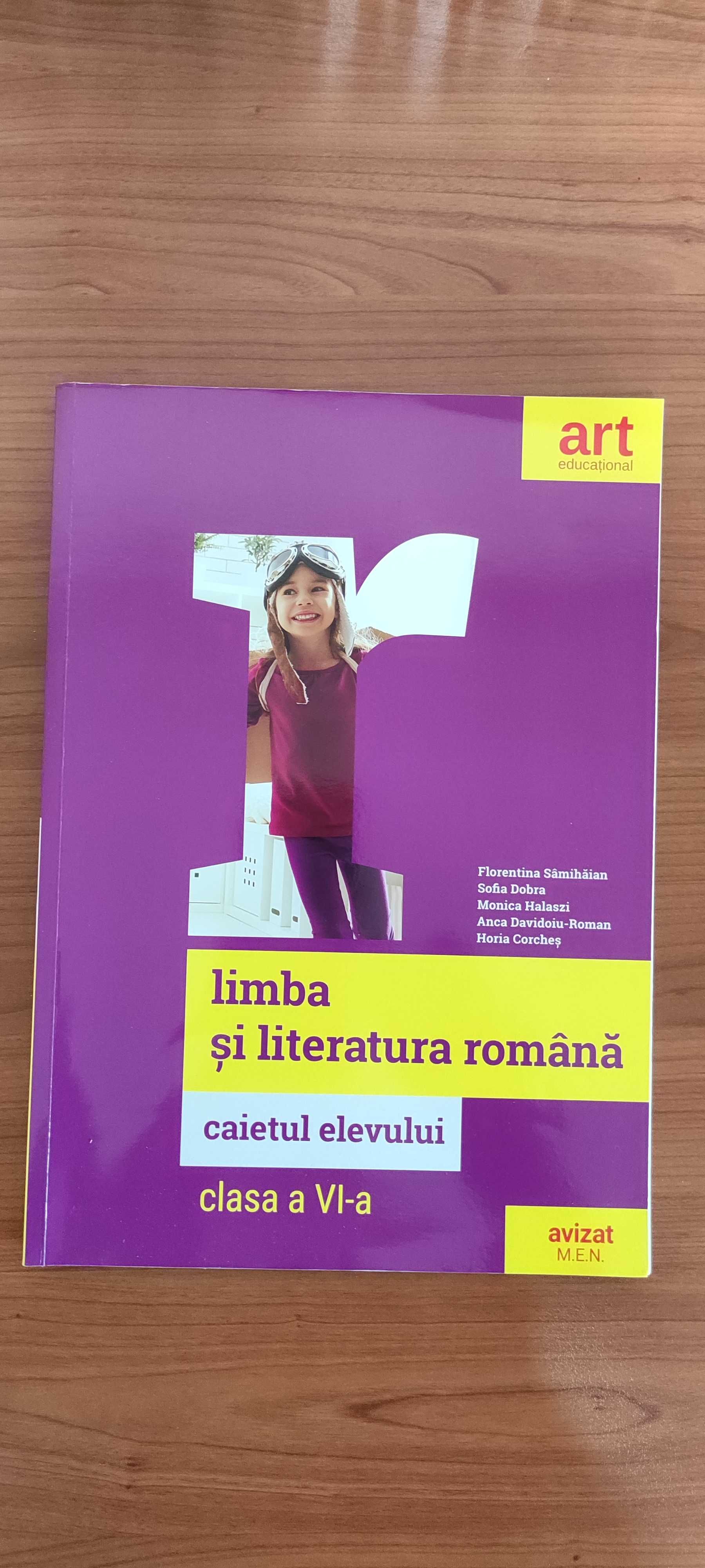 Limba si literatura Romana cls 6 editura Art  Caietul elevului