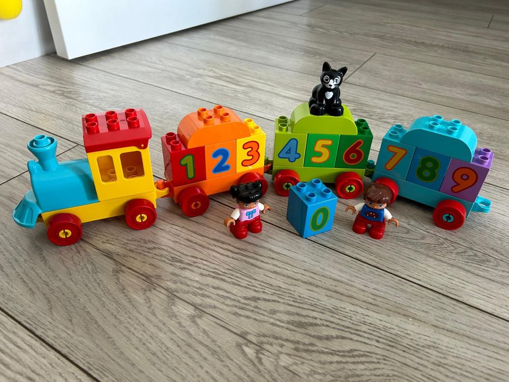 Lego Duplo Tren fetita baiat pisica
