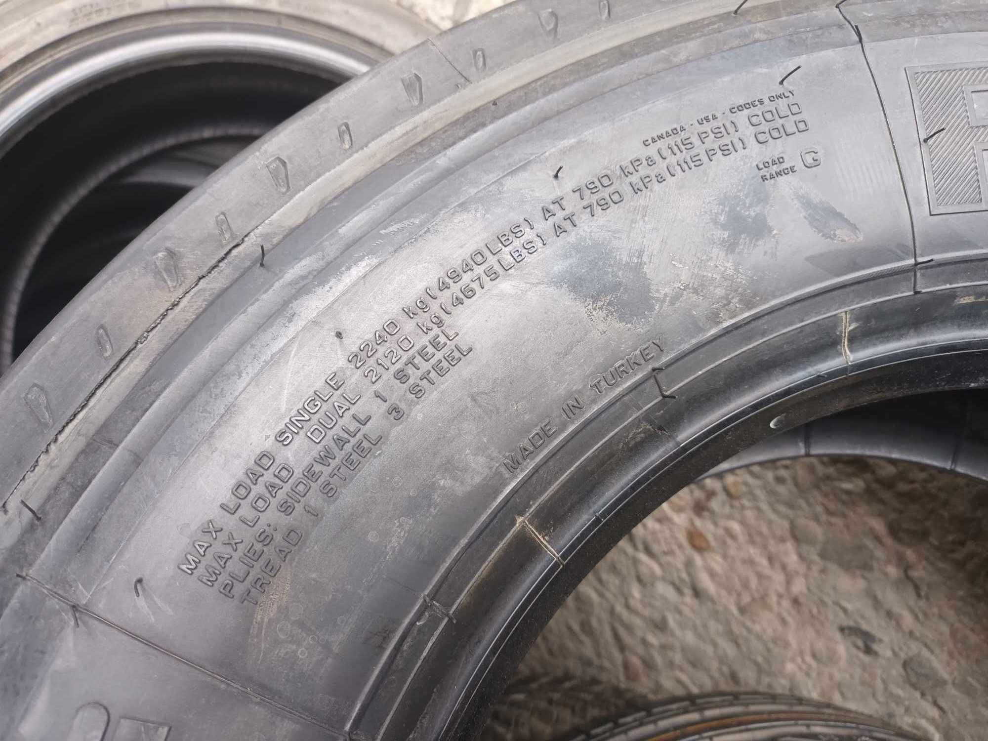 1 Нова тежкотоварна гума 245/70 R17.5 Pirelli FR85 Amaranto 136/134M