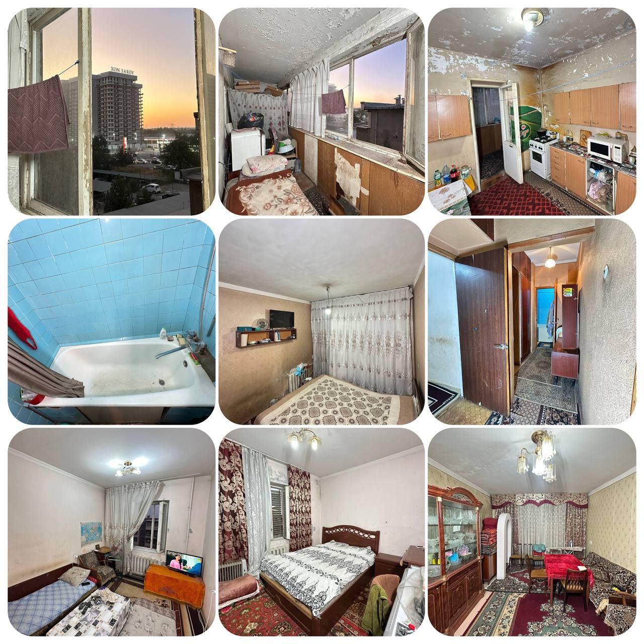 Продаётся 4х комнатная квартира Юнусабад-16 4/5/9