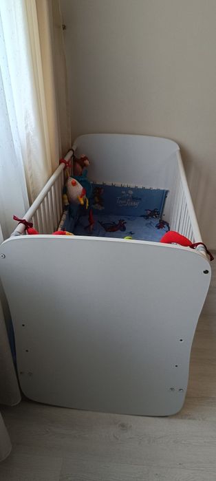 Pătuț complet bebeluș cu balansoar