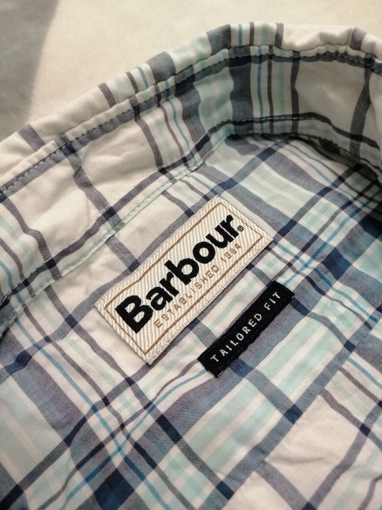 BARBOUR cămașă XL bărbați LUX originală ENGLAND | transport GRATUIT‼️