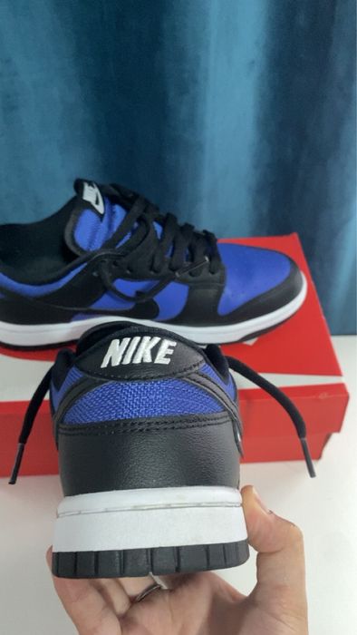 Nike dunk ORIGINALI albastru negru alb,noi