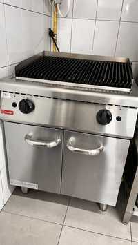 Grill / gratar GAZ profesional   roca vulcanica IMPECABIL ! Nou