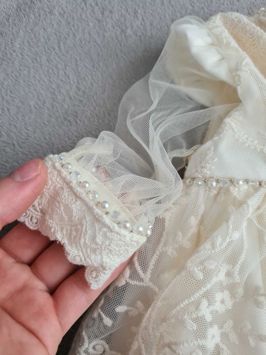 Set rochita si papucei botez