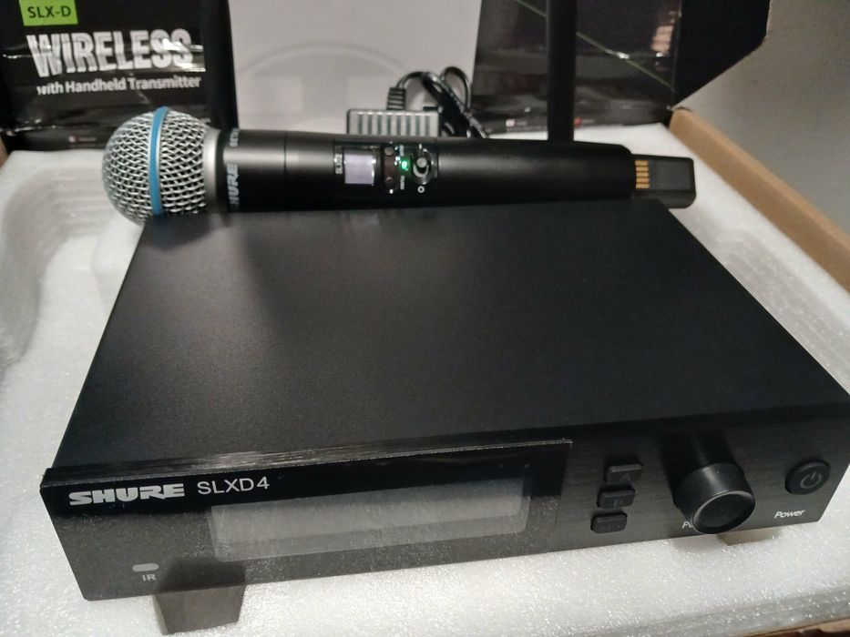 Microfon wireless shure SLX d digital made in Mexic. Impecabil